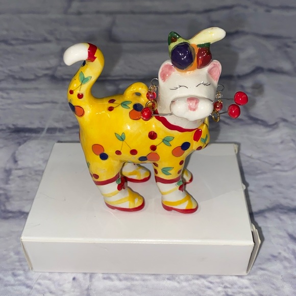 Cosmos Gifts 56555 Tropical Cat Ornament by Amy Lacombe - Picture 1 of 7